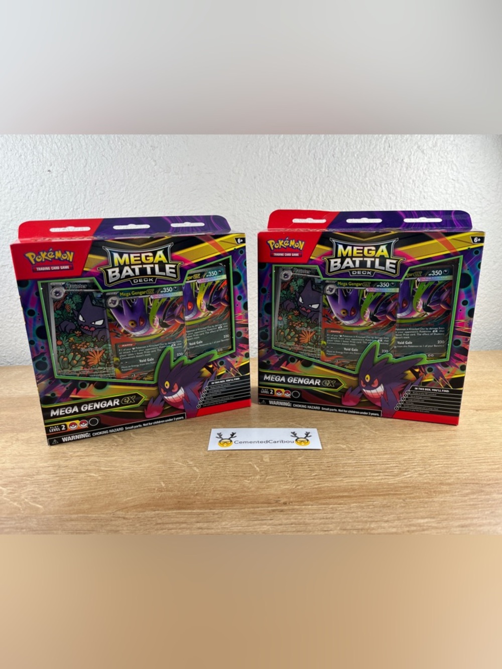 Pokemon Mega Gengar EX Battle Deck (Haunter IR Promo) Lot x2 NEW SEALED